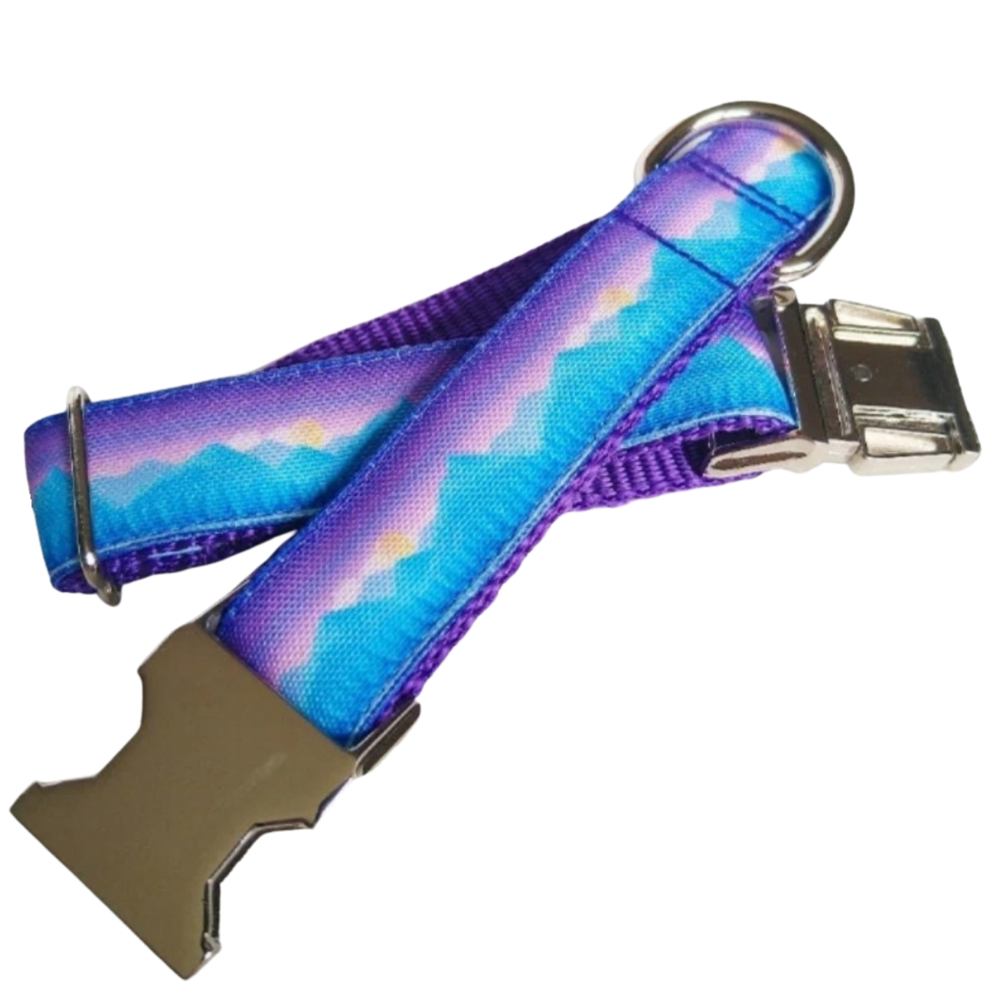 Mountain Sunset Dog Collar