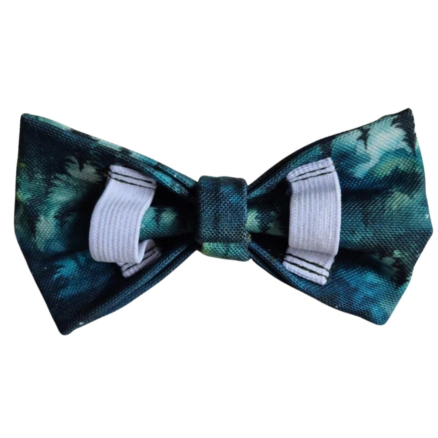 Teal Waterproof Forest Over-the-collar Bow