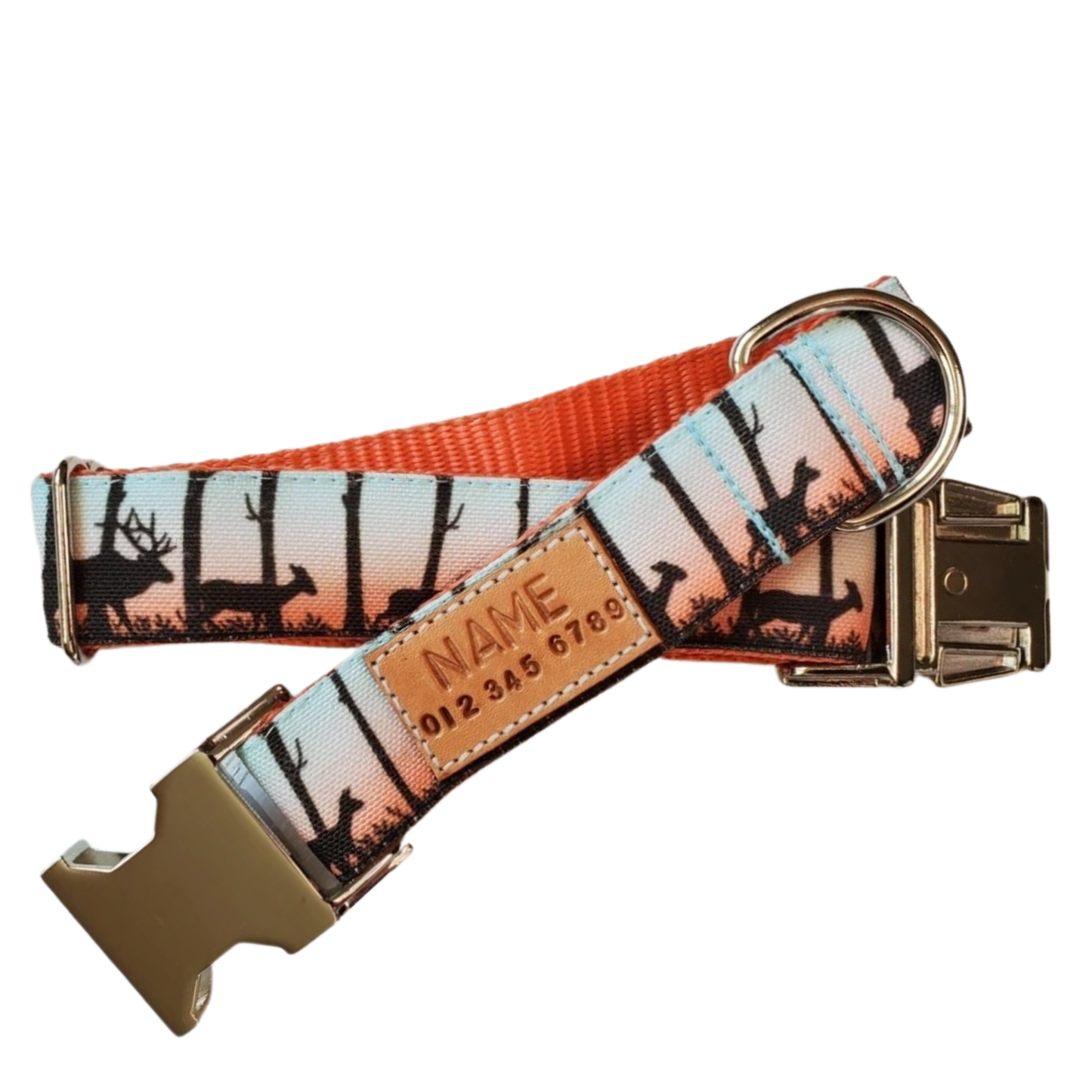 Deer at Dusk Dog Collar