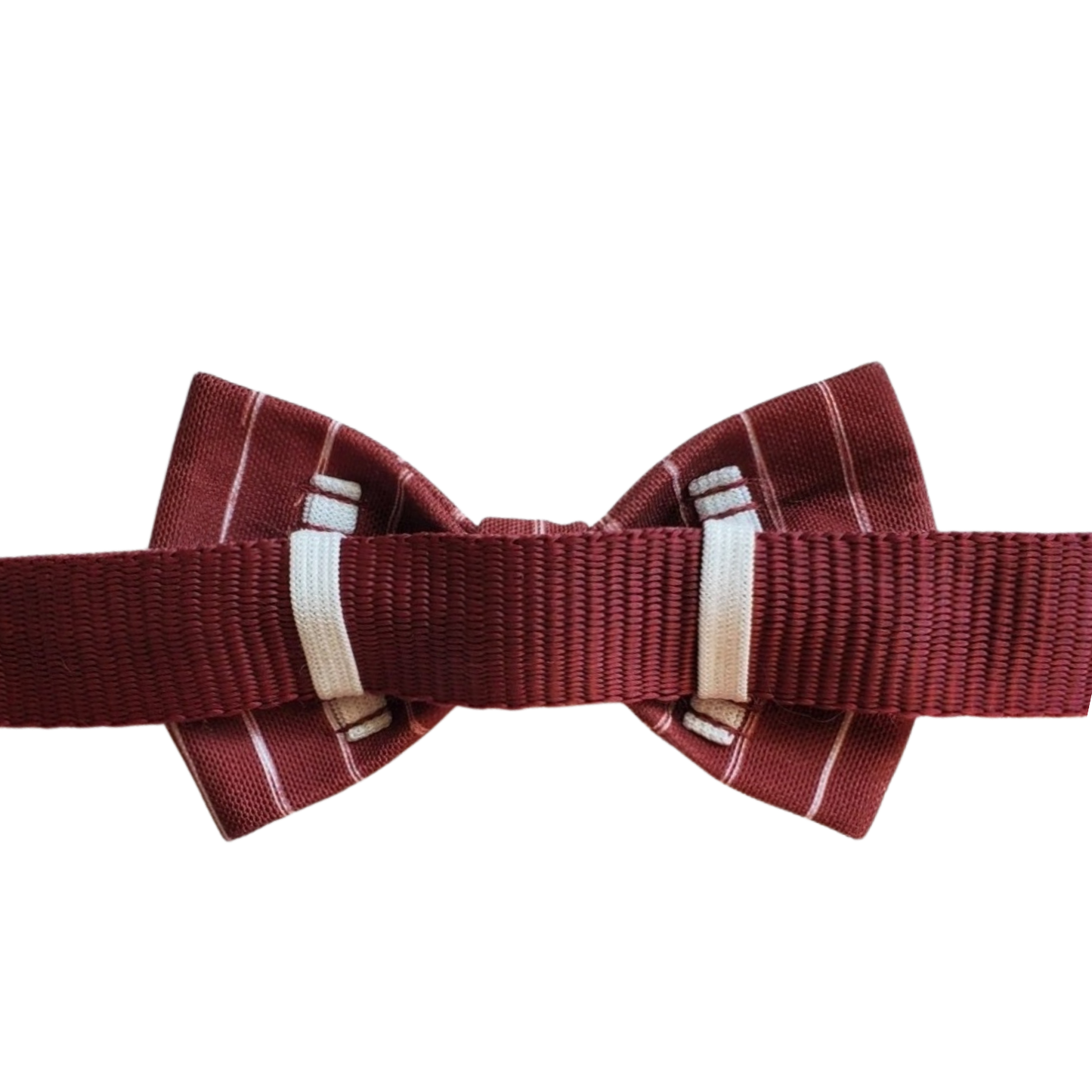 Wine Stripes Over-the-collar Bowtie