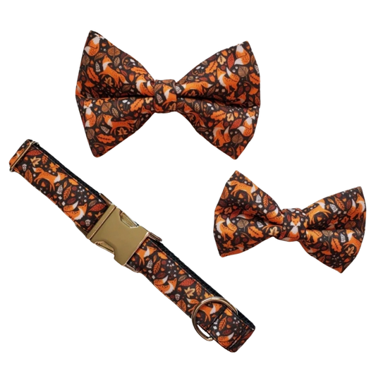 Forest Foxes Over-the-collar Bowtie