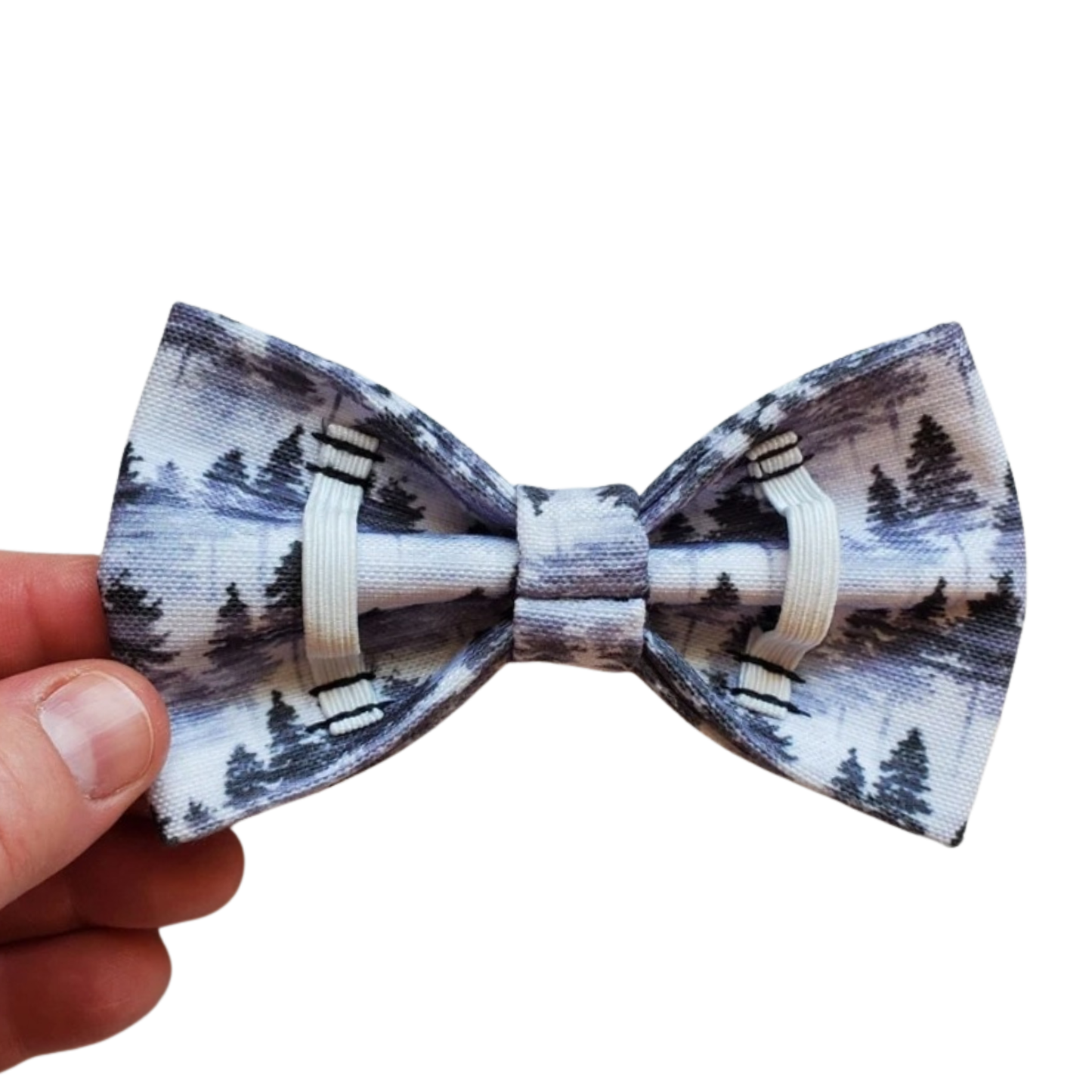 Forest Mist Over-the-collar Bowtie