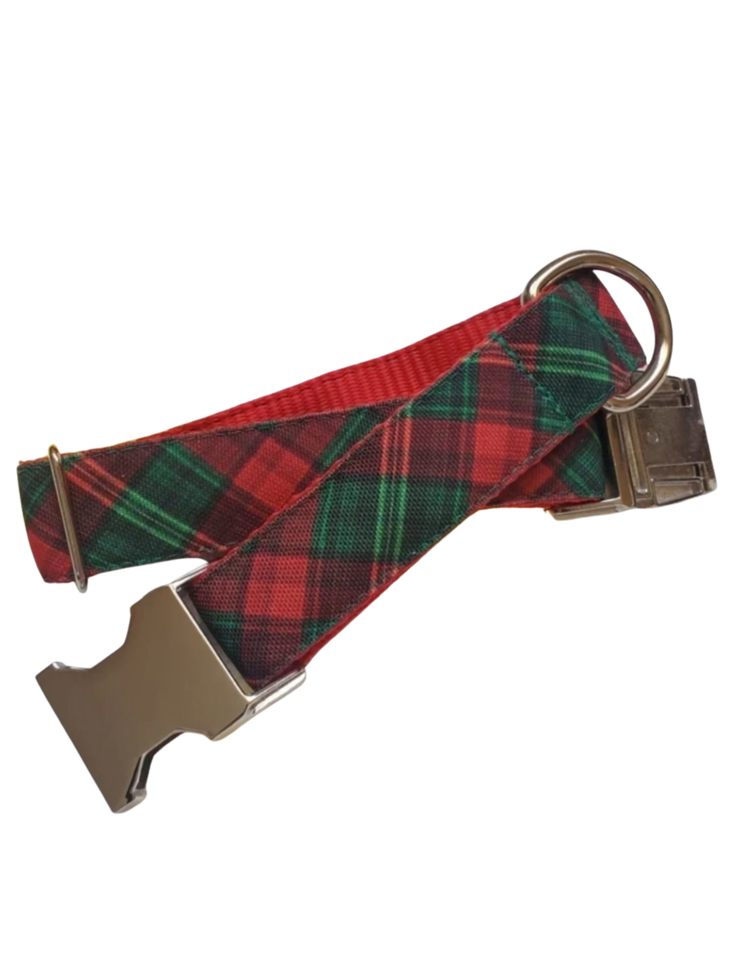 Holiday Plaid Dog Collar