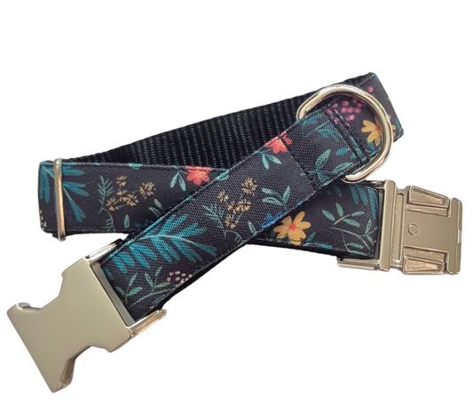 Midnight Garden Dog Collar