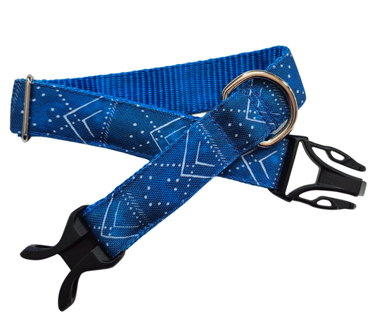 Blue Celestial Dog Collar