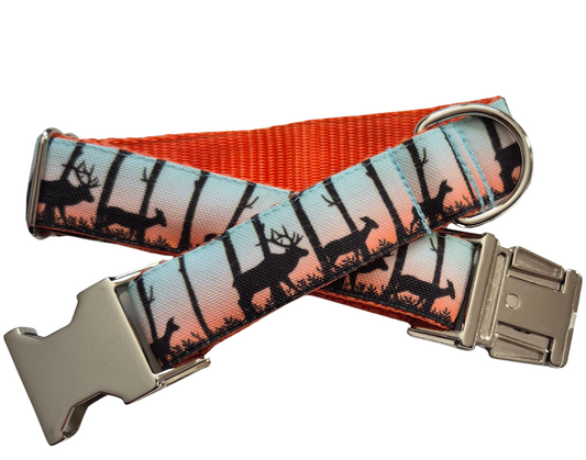 Deer at Dusk Dog Collar