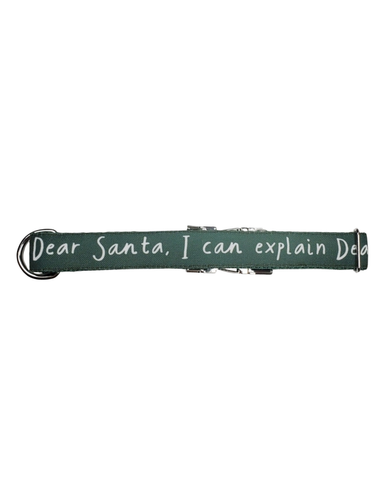 Dear Santa, I Can Explain Dog Collar