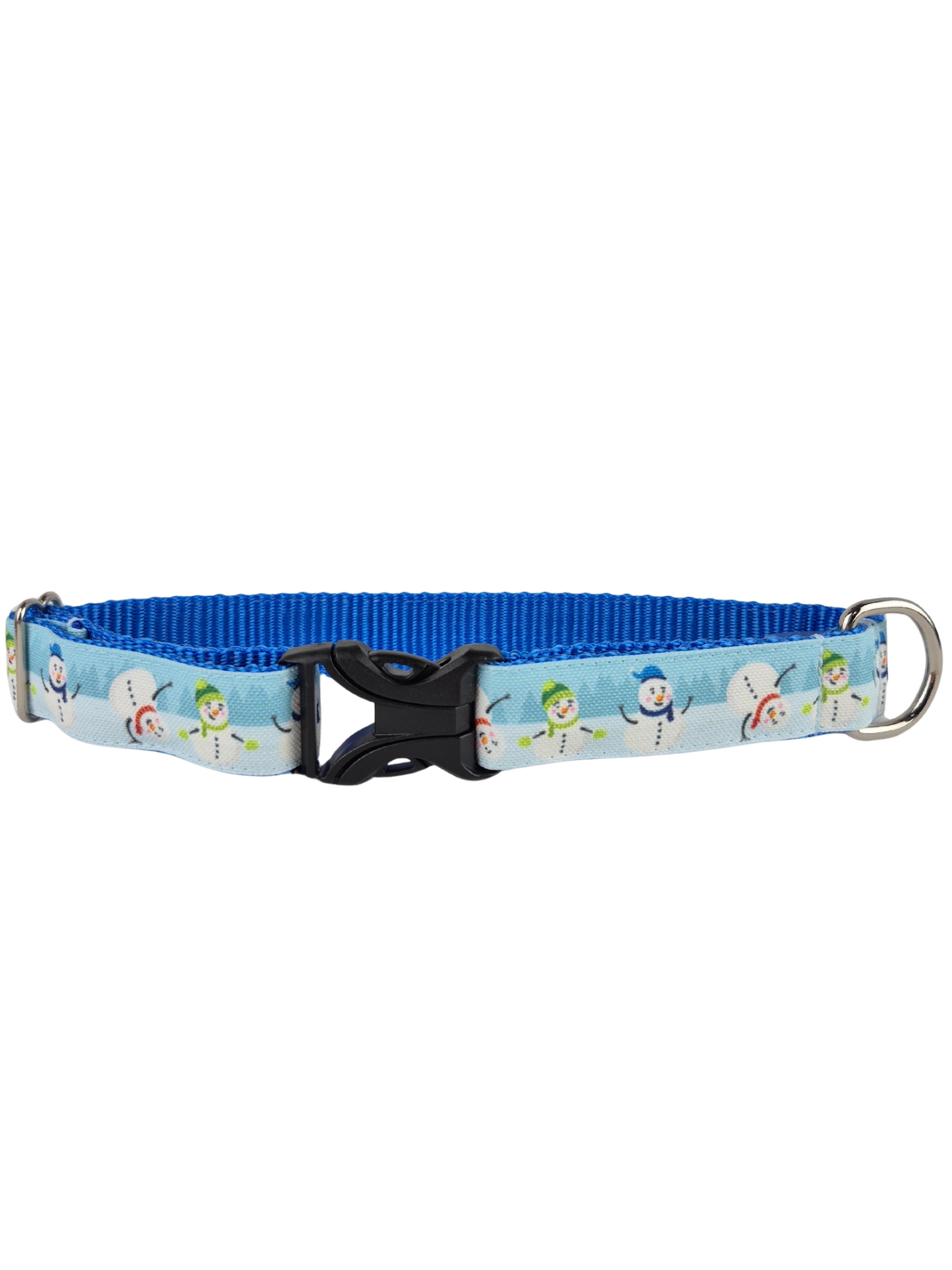 Dancing Snowmen Dog Collar