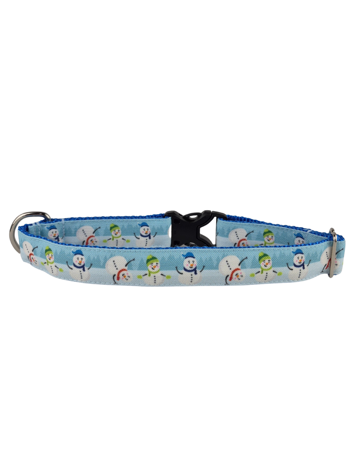 Dancing Snowmen Dog Collar