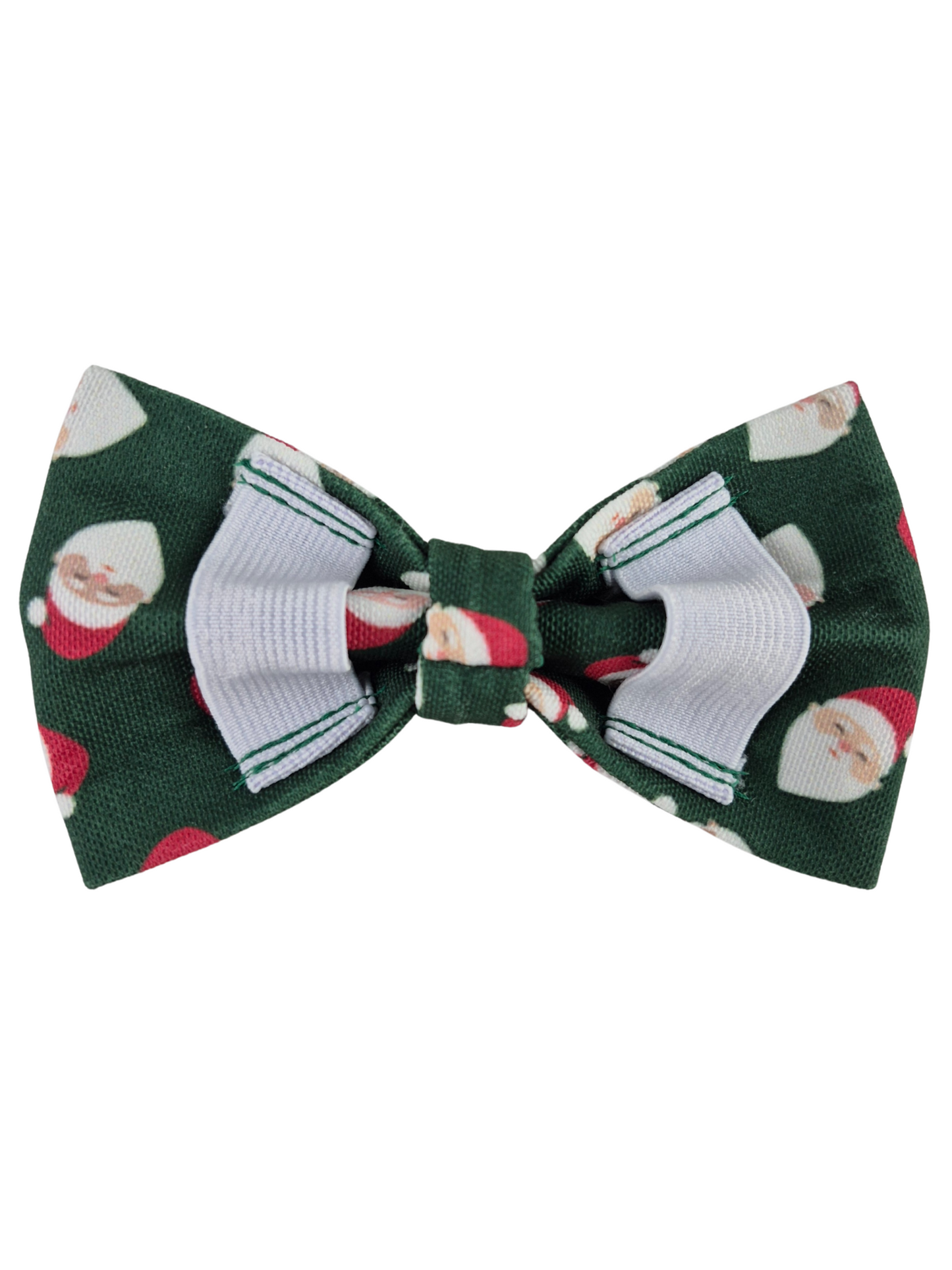 Tossed Santa's Over-the-collar Dog Bow