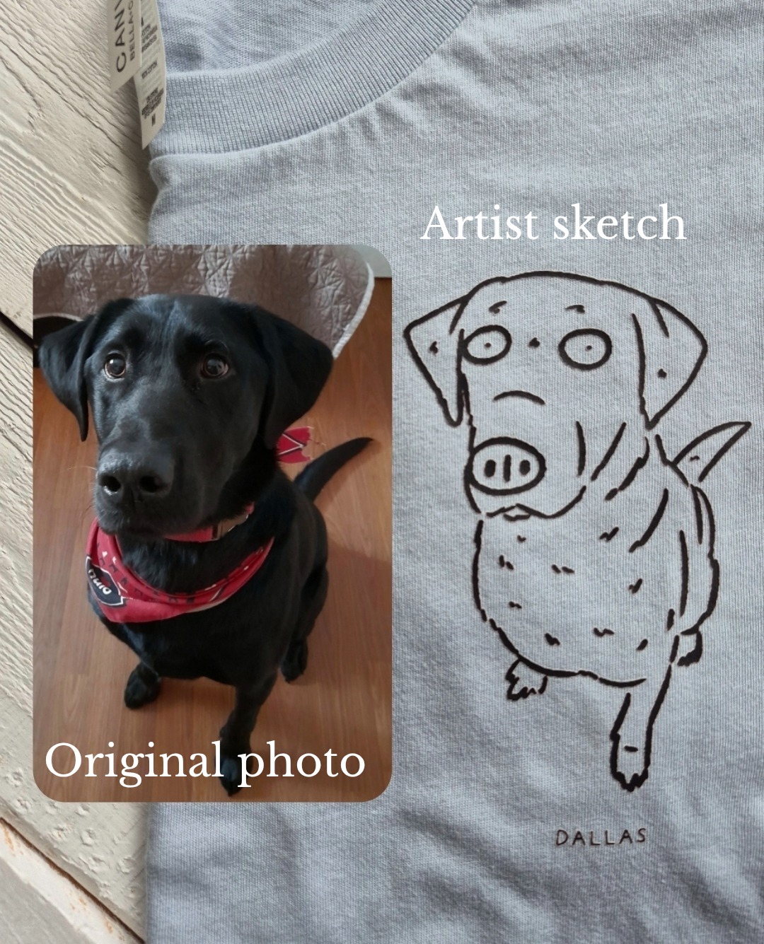 Sketch My Dog Shirt