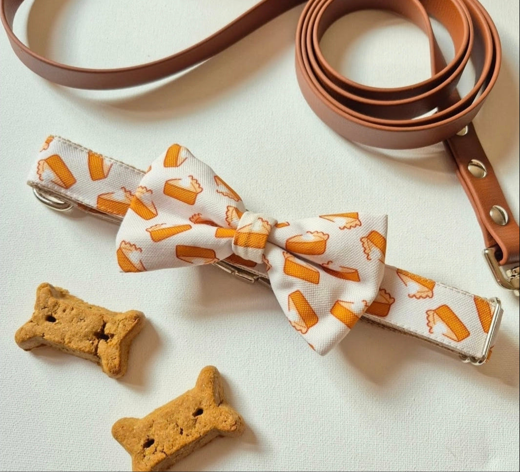 Pumpkin Pies Over-the-collar Bow
