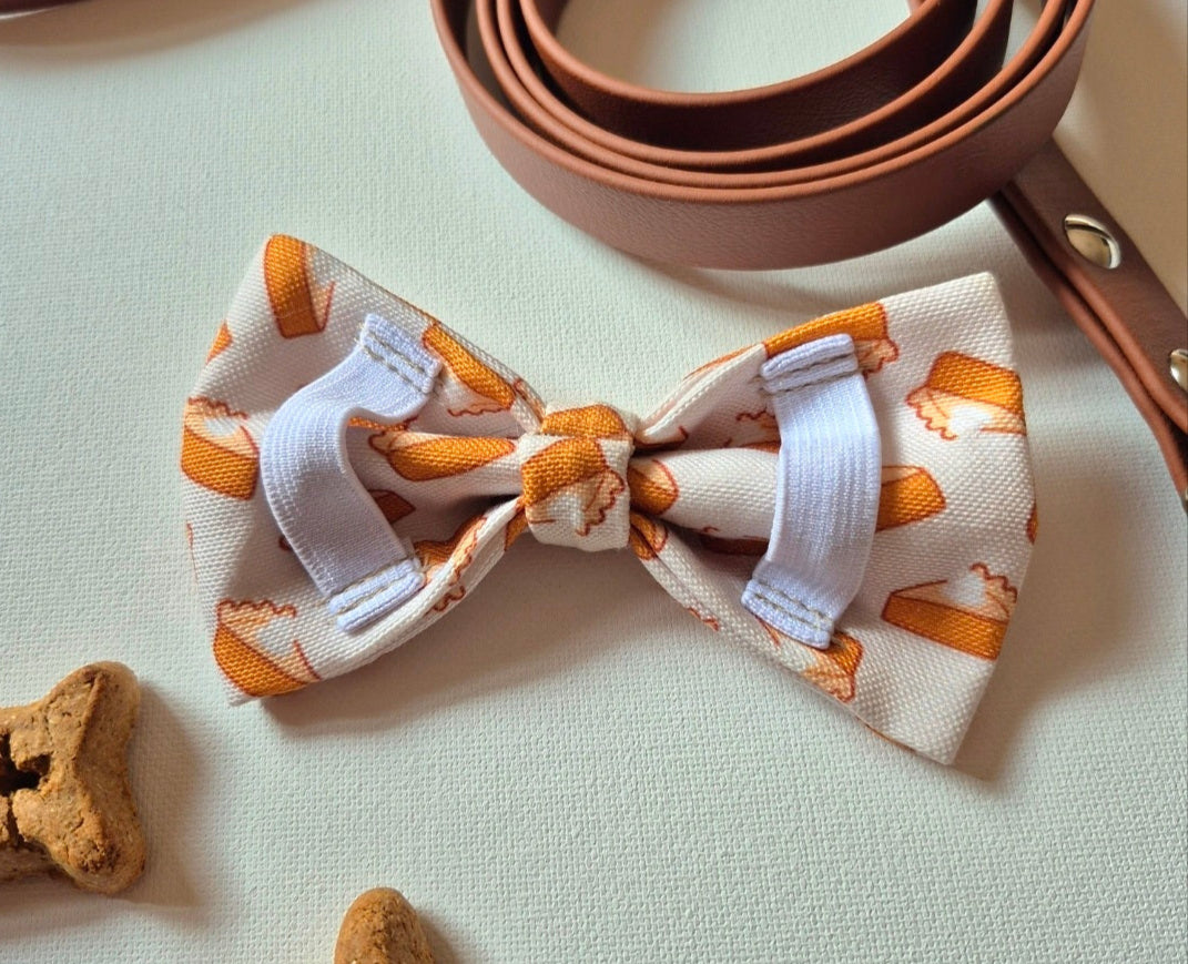 Pumpkin Pies Over-the-collar Bow