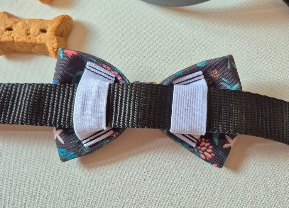Midnight Garden Over-the-collar Bow