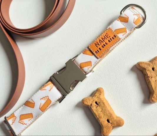 Pumpkin Pies Dog Collar
