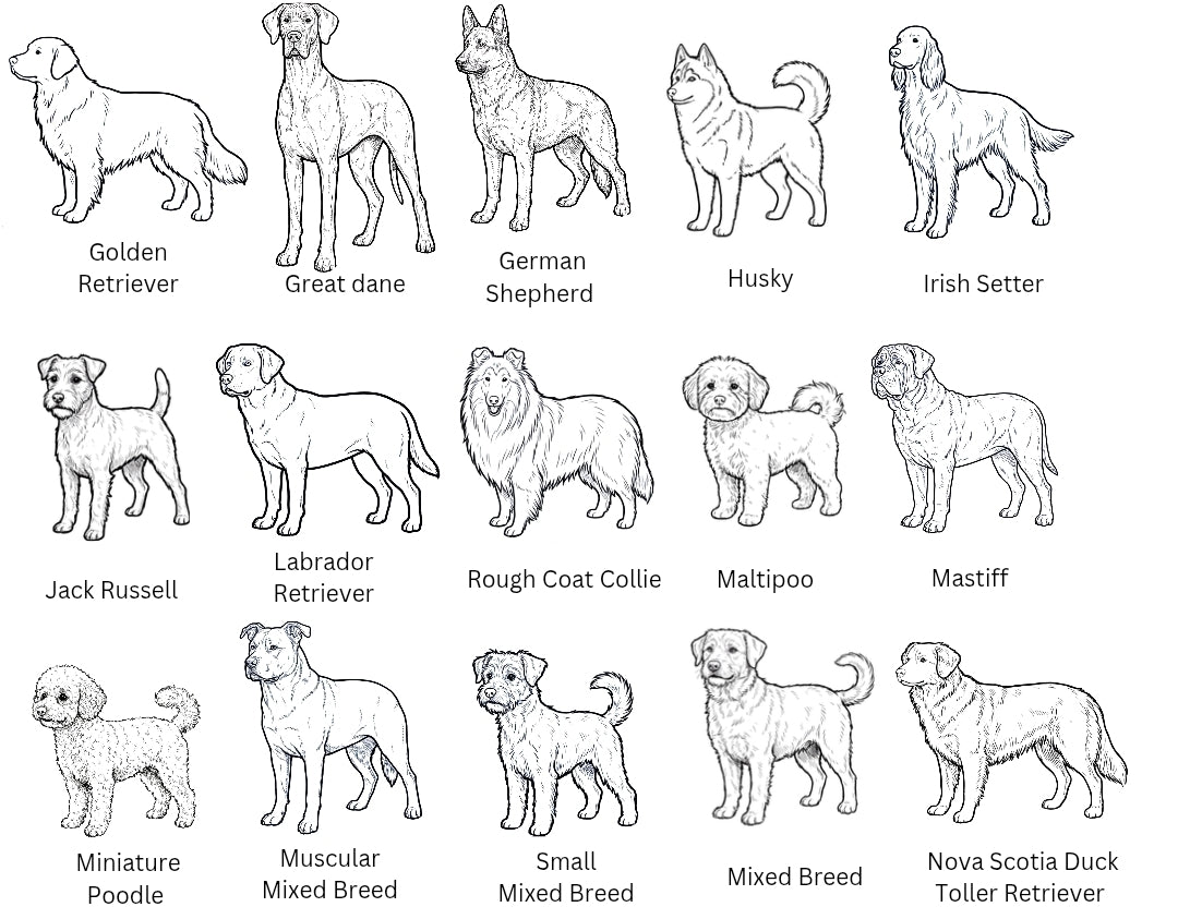 Dog Breed Graphic with 'Breed' Mom - Pre-order