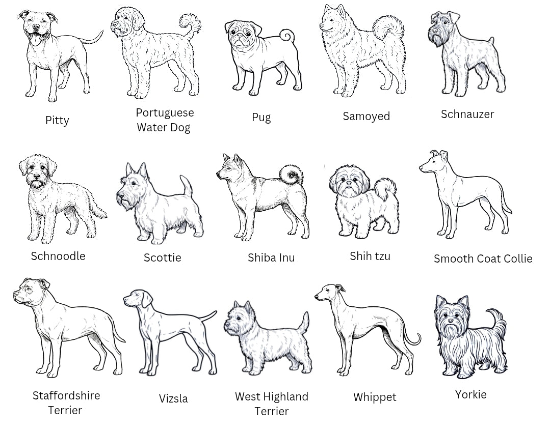 Dog Breed Graphic with 'Breed' Mom - Pre-order