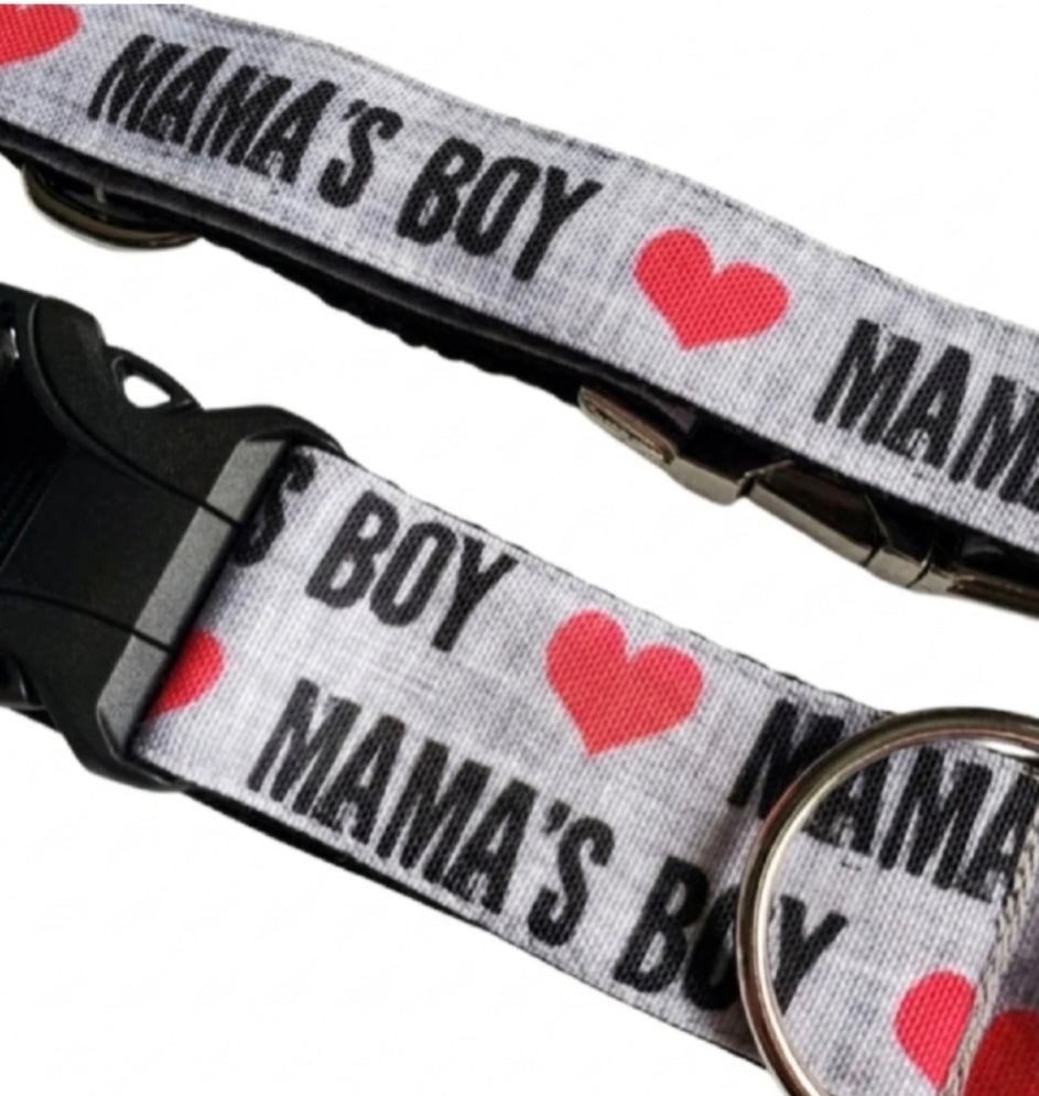 Mama's Boy Dog Collar