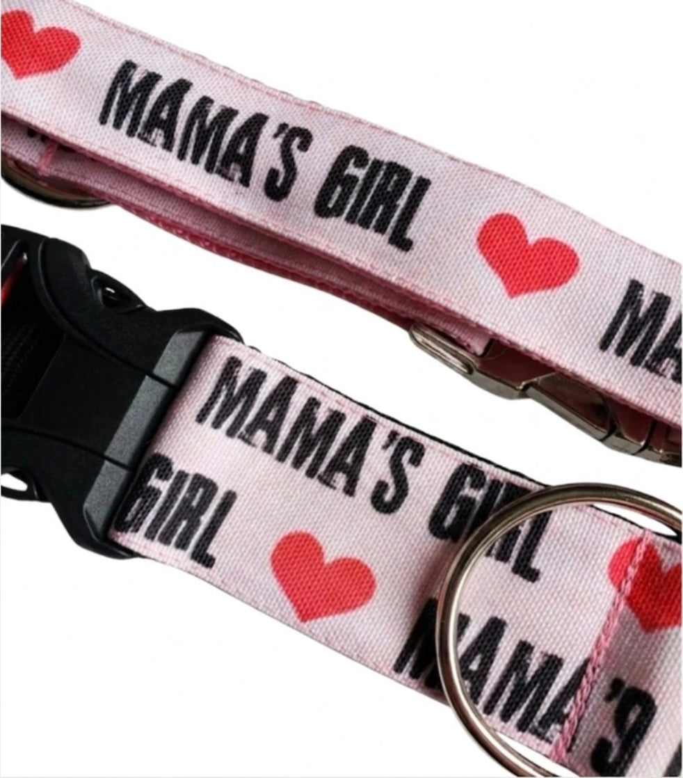 Mama's Girl Dog Collar