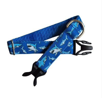 Sharks Dog Collar