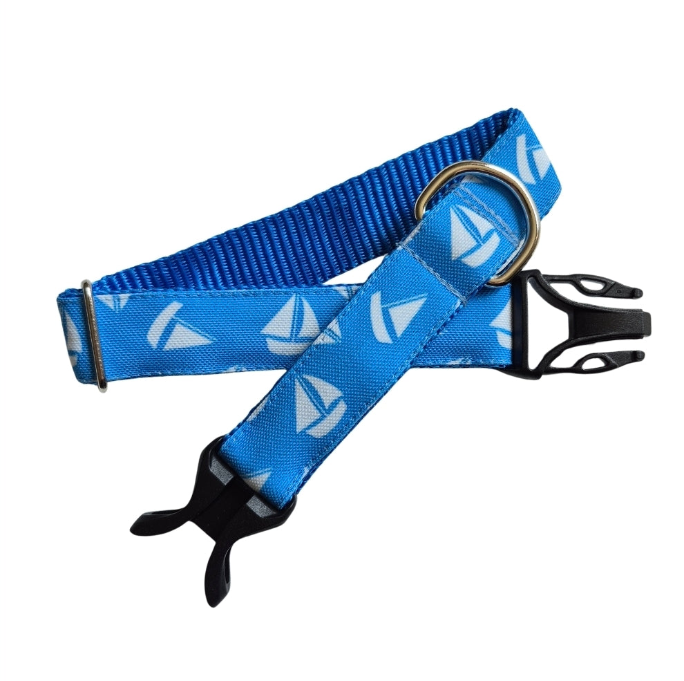 Sailboats Dog Collar