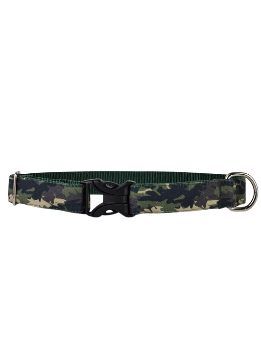 Green Camo Dog Collar