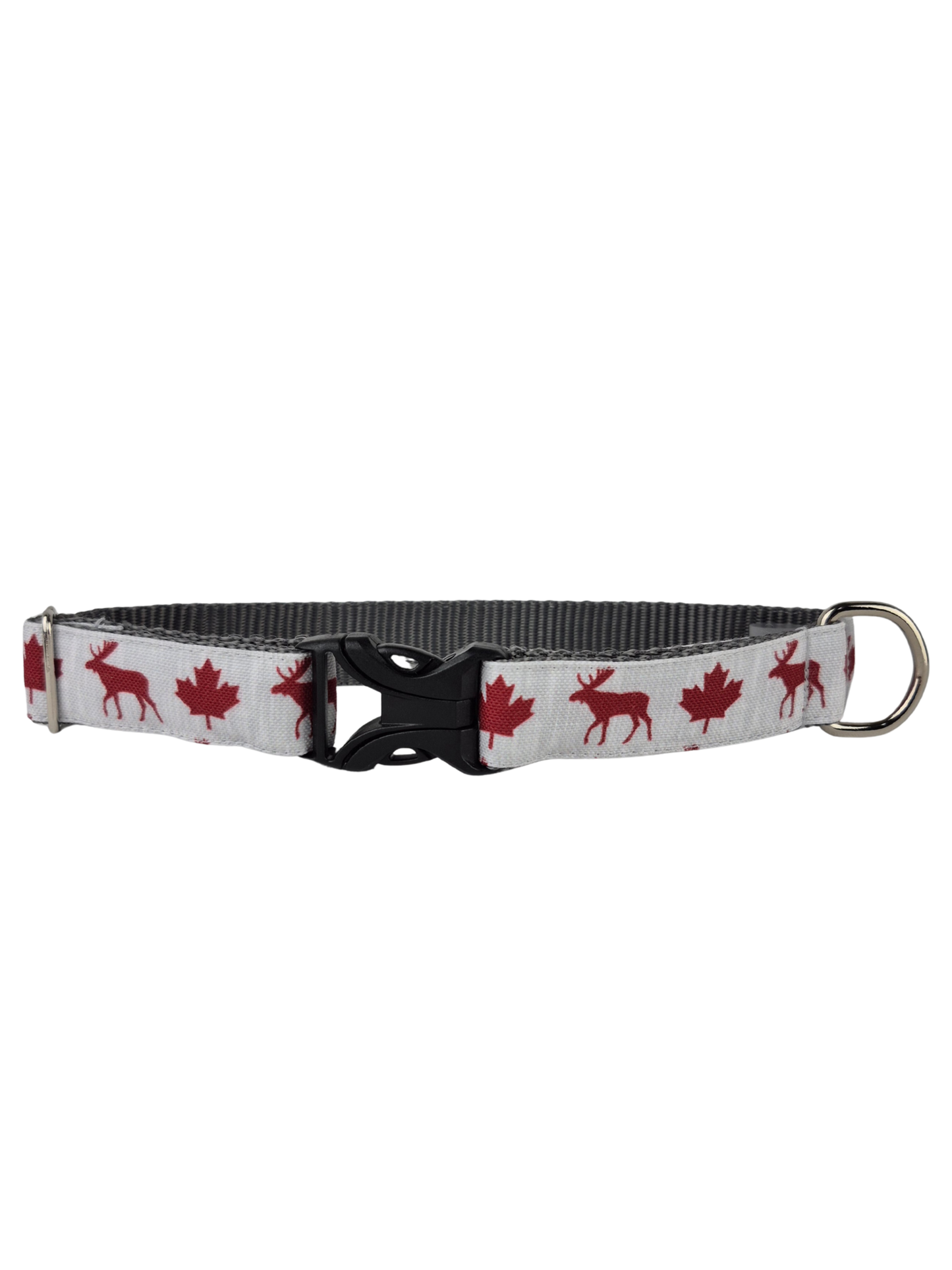 Maple Leaves & Moose Dog Collar
