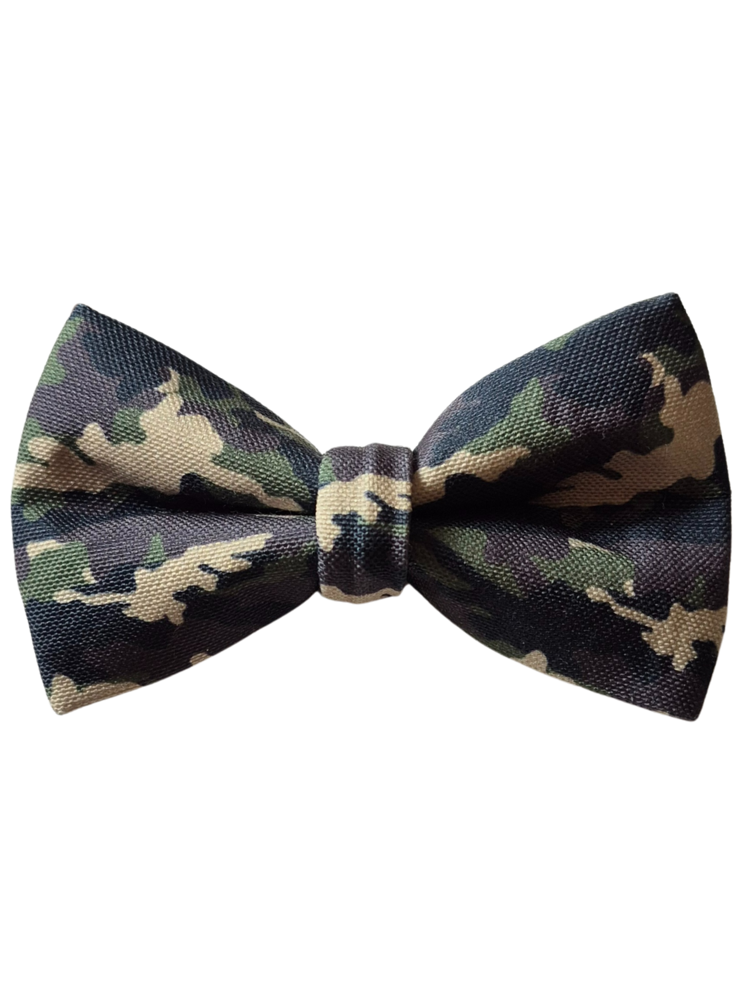 Green Camo Over-the-collar Bow
