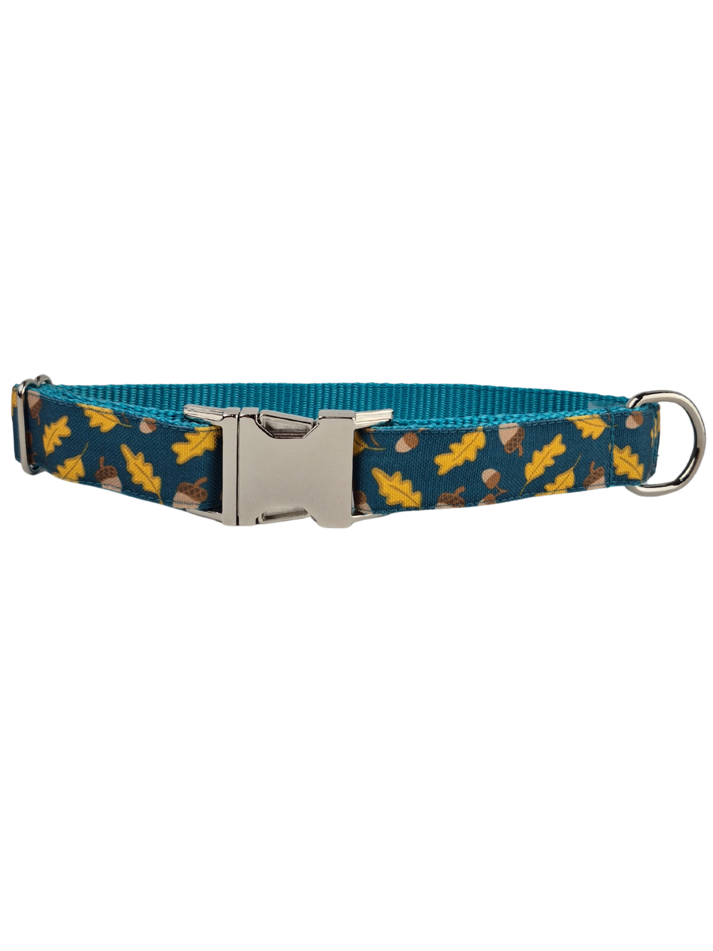 Golden Leaves & Acorns Dog Collar