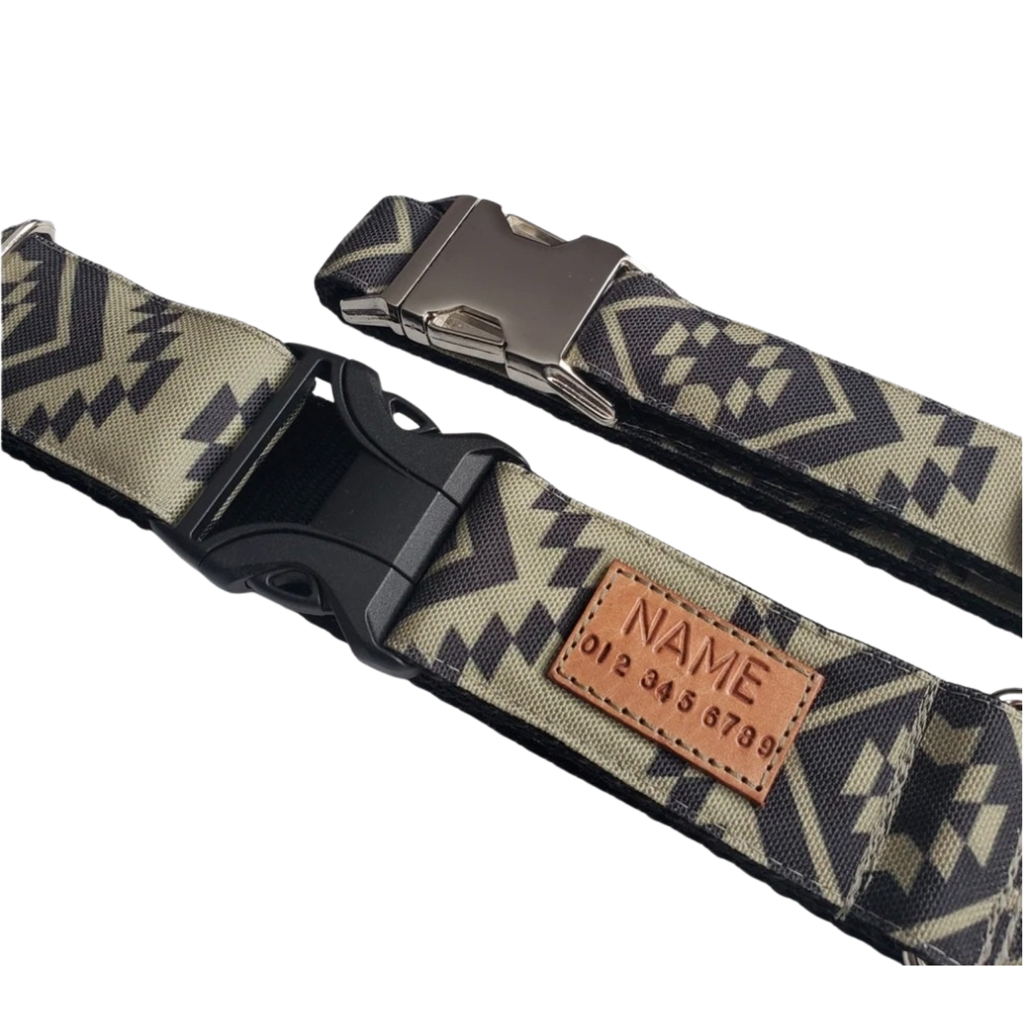 Sage Aztec Dog Collar