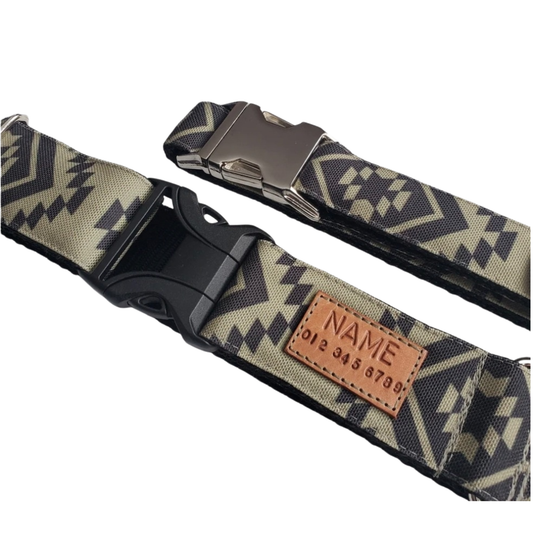 Sage Aztec Dog Collar