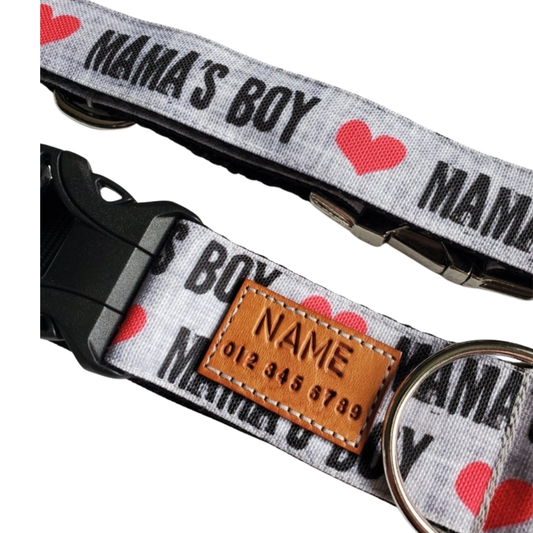 Mama's Boy Dog Collar