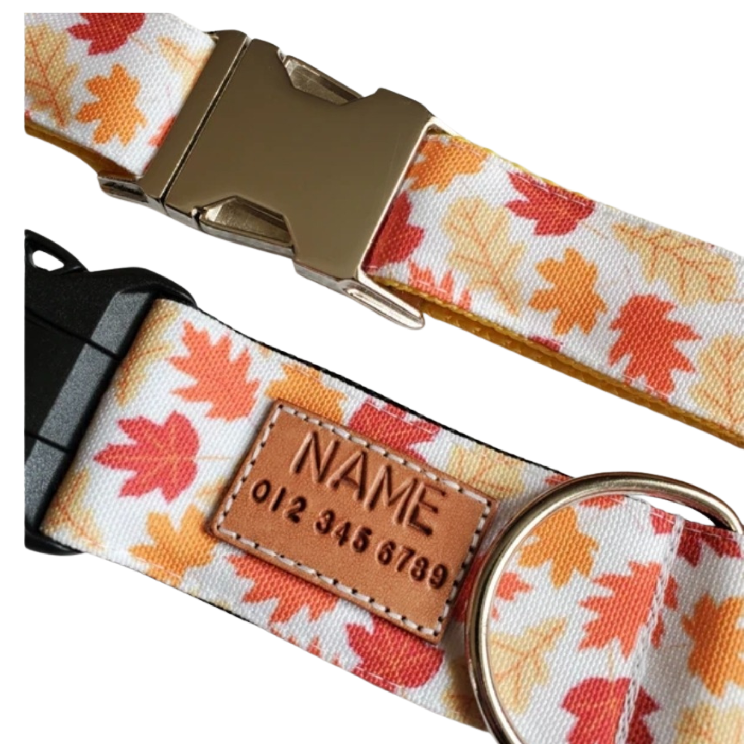 Falling Leaves Dog Collar