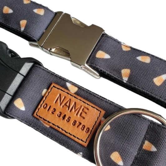 Candy Corn Dog Collar