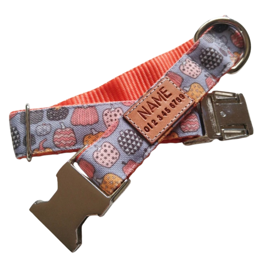 Tiny Pumpkins Dog Collar