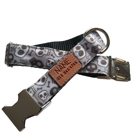 Skulls Dog Collar