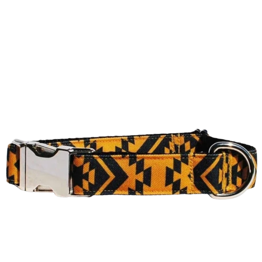 Golden Aztec Dog Collar