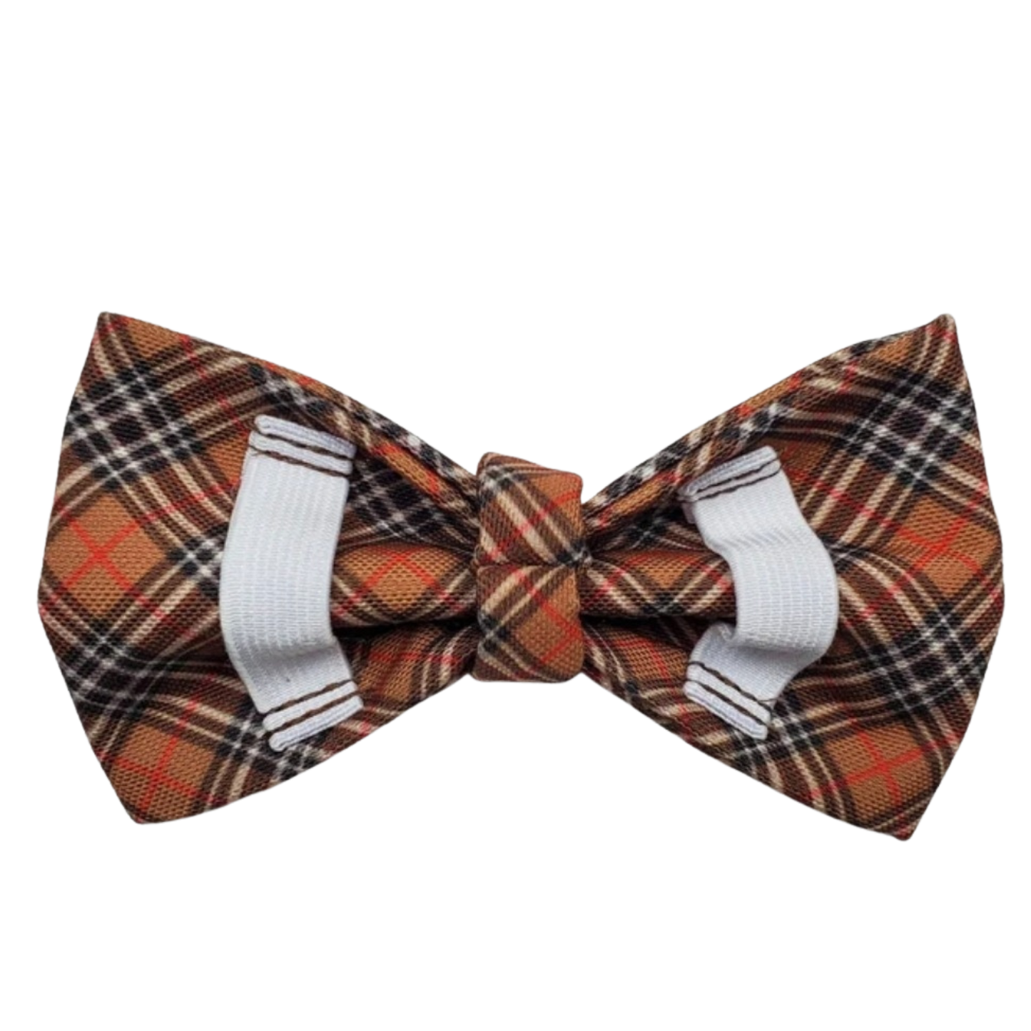Classic Plaid Over-the-collar Bowtie