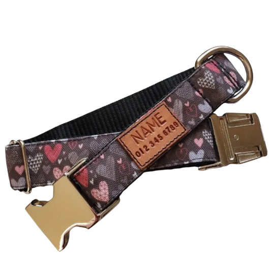 Hearts Dog Collar