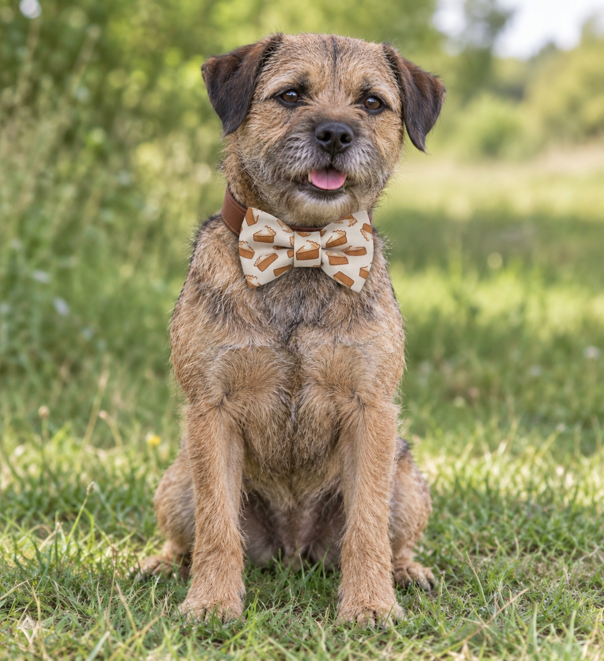 Pumpkin Pies Over-the-collar Bow