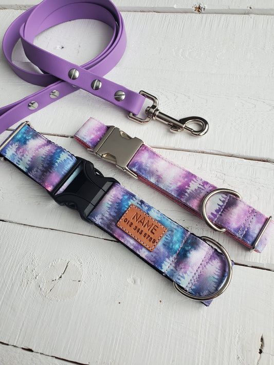 Galaxy Forest dog collar