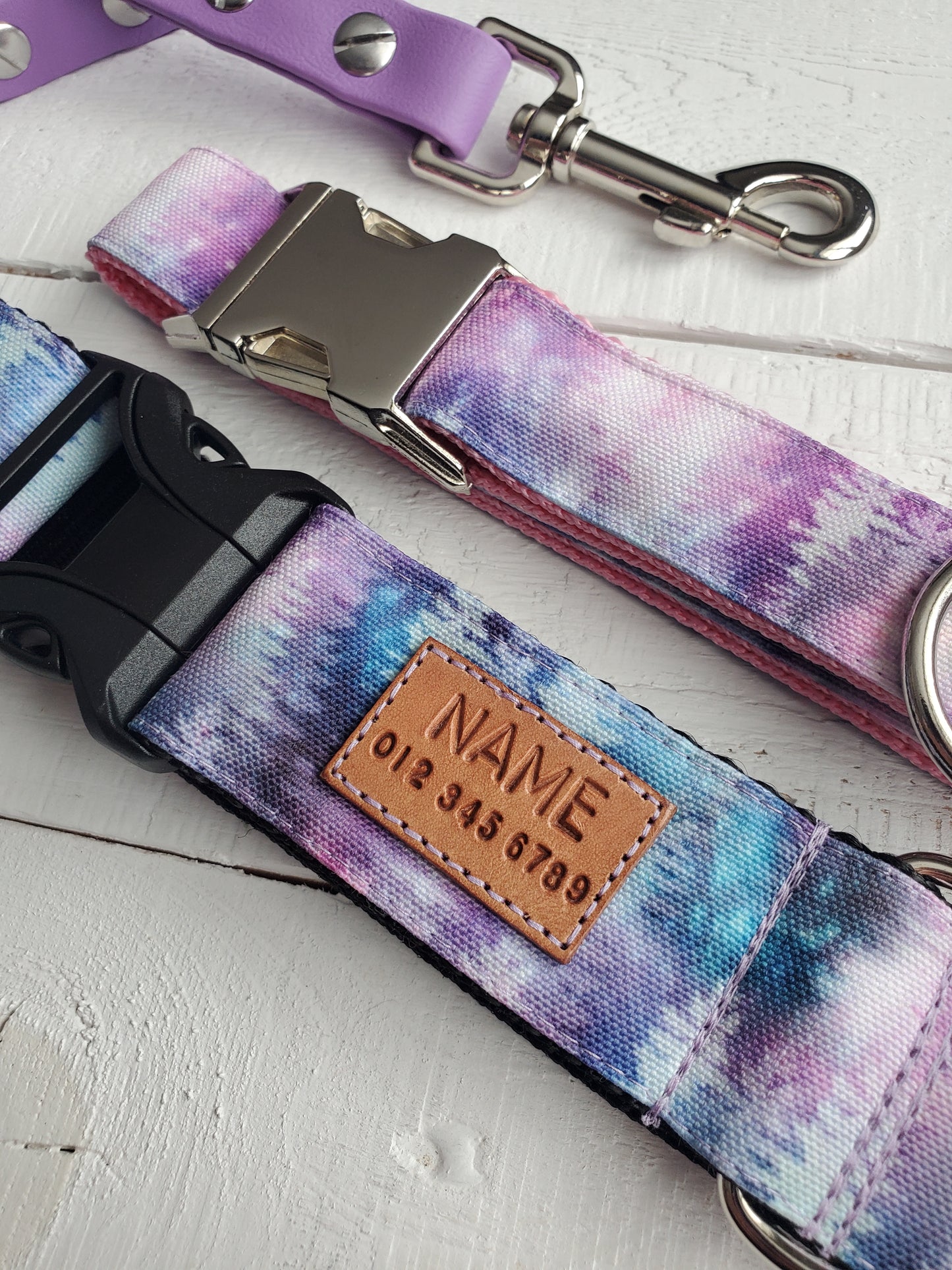 Galaxy Forest dog collar