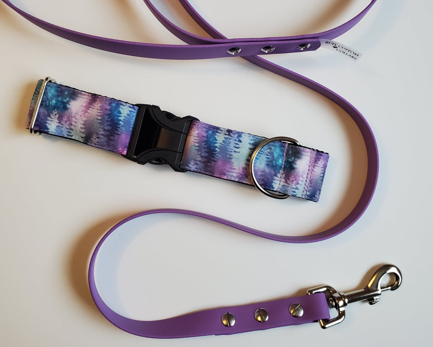 Galaxy Forest dog collar