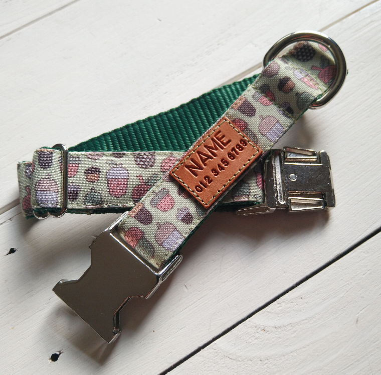 Tiny Acorns Dog Collar