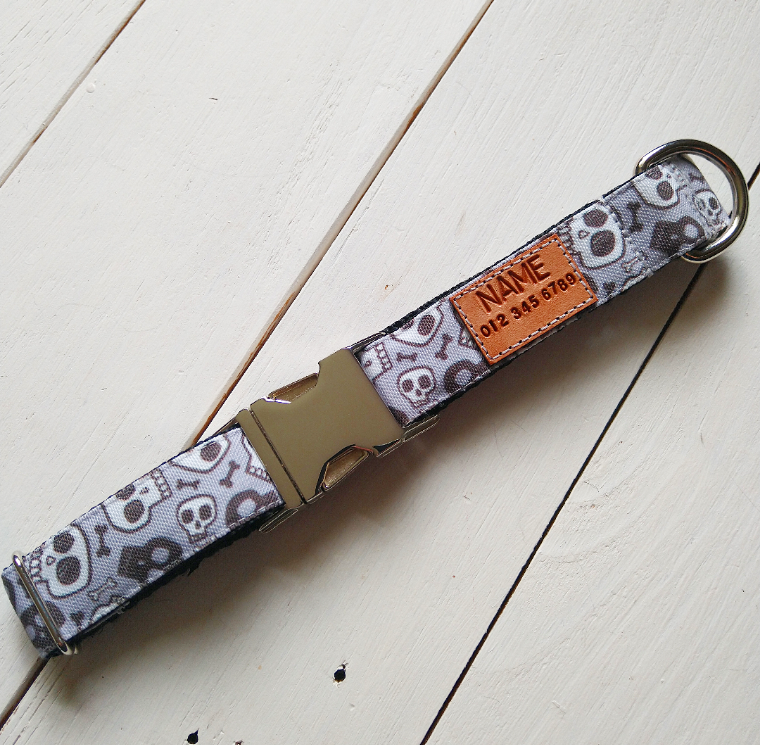Skulls Dog Collar